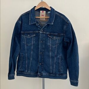 Levi's Men's Dark Blue Denim Jacket XL